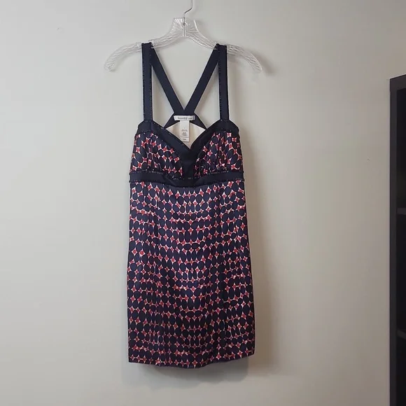 laundry by design silk dress Laundry by Design Purple Silk Dress Satin Size 8 Sleeveless Pleated